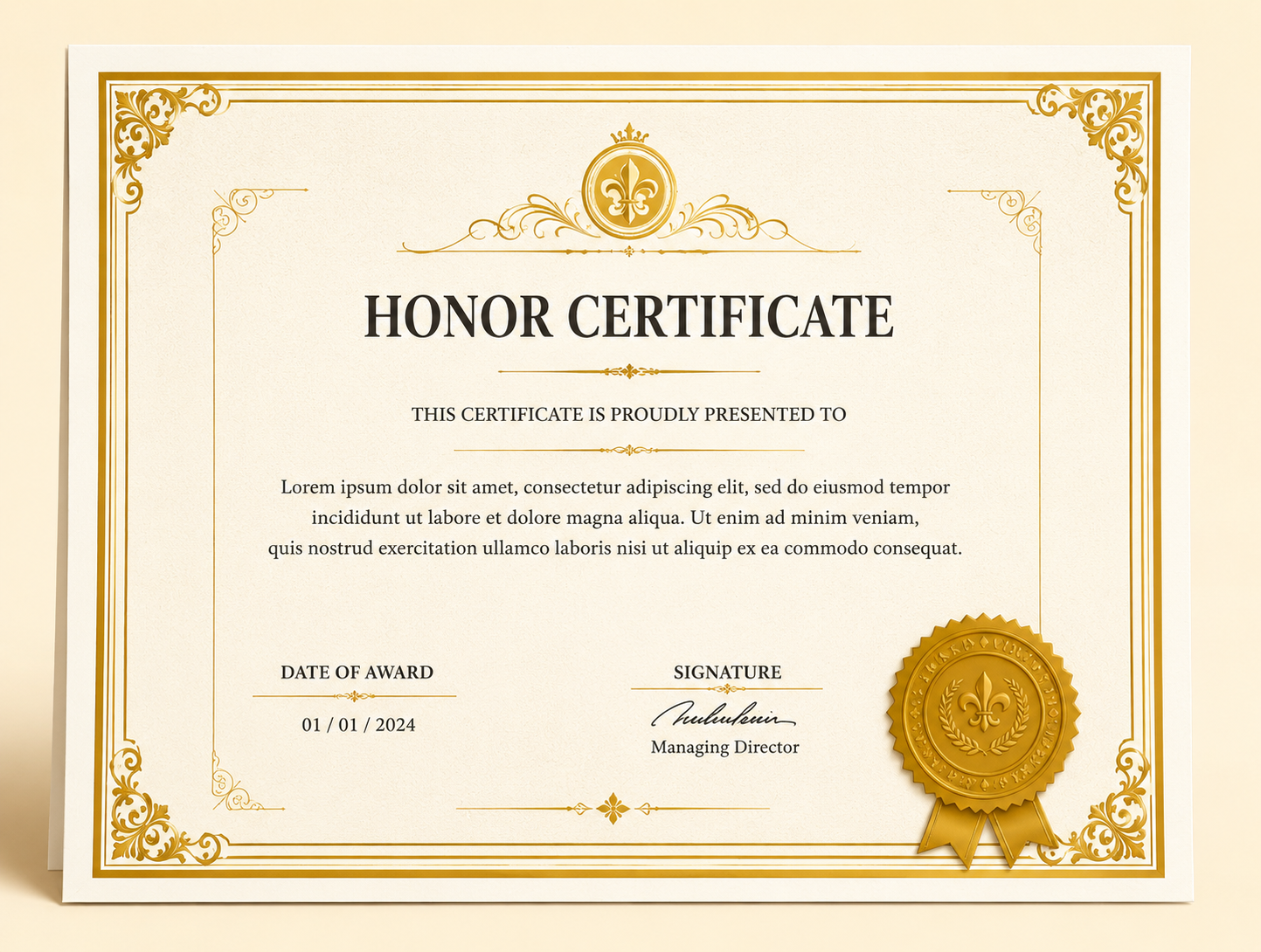 Certification